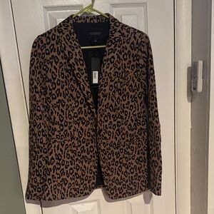 Banana Republic Leopard Print Blazer